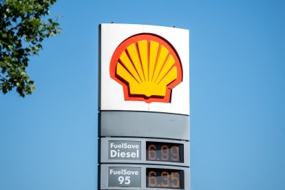 Una estación de gasolina de Shell.