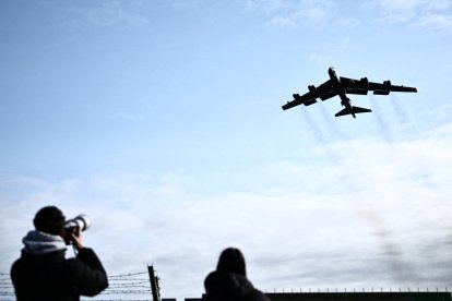 Imagen de archivo de un bombardero B-52 Stratofortress de la Fuerza Aérea de EEUU