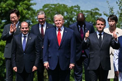 El presidente Trump en el G7