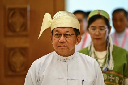 Ex jefe militar y presidente de Myanmar, Min Aung Hlaing