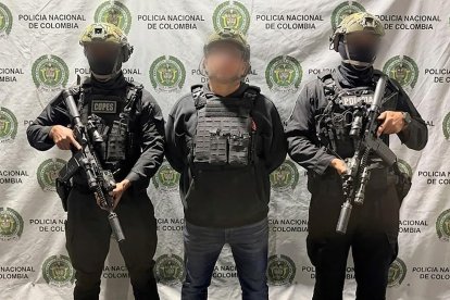 Imagen del arresto de Javier Macías