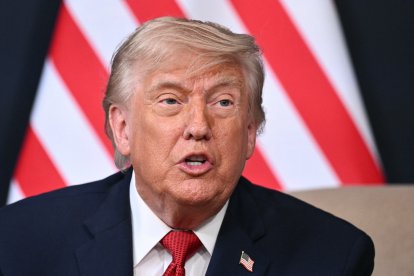 Donald Trump durante la cumbre del G7, en Evian/ Mandel Ngan