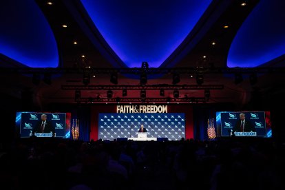 La conferencia contó con la participación del presidente Donald Trump en 2024.
