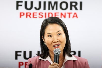 Keiko Fujimori en Lima/ Connie France