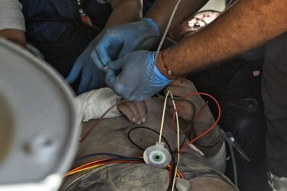 Imagen del hombre rescatado en Venezuela