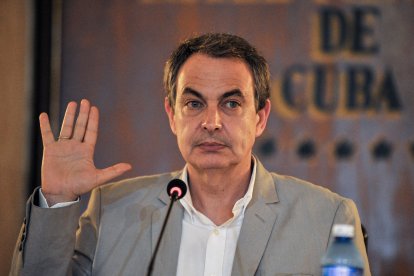 El expresidente José Luis Rodríguez Zapatero en La Habana (Archivo)