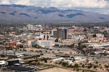 Downtown Tucson, Arizona is pictured on September 18, 2025. (Files)