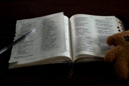 Imagen de una Biblia en chino