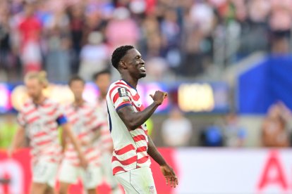 Folarin Balogun, en el partido entre Estados Unidos y Paraguay/ Frederic J. Brown