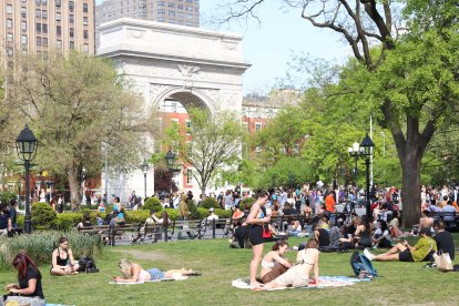 Imagen del calor en Nueva York
