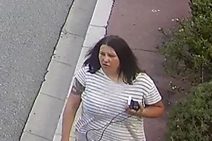 Imagen que supuestamente muestra a Anastasiia Berezovska