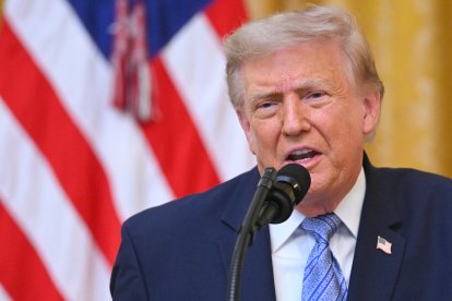 Donald Trump en la Casa Blanca/ Saul Loeb