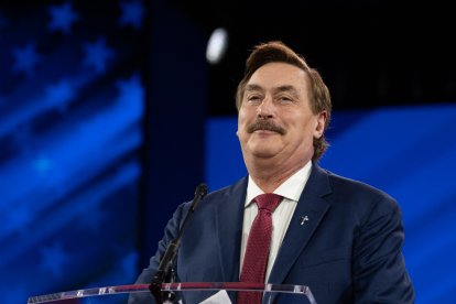 El candidato Mike Lindell.