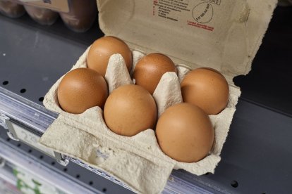 Imagen referencial de unos huevos
