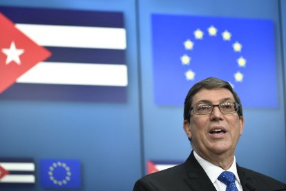 Ministro de Relaciones Exteriores del régimen cubano Bruno Rodriguez Parrilla