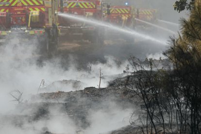 Imagen de los incendios en España y Francia