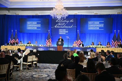 Trump en la Cena de Corresponsales de la Casa Blanca.