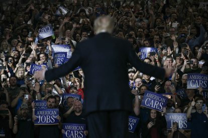 Donald Trump en Milford, Michigan/ Brendan Smialowski
