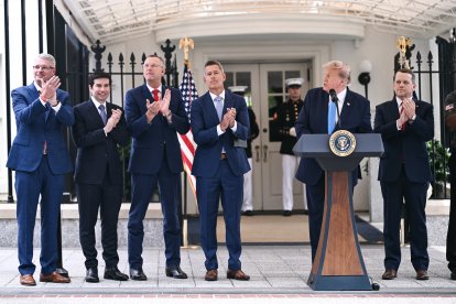 Donald Trump presenta Freedom Haulers en la Casa Blanca/ Brendan Smialowski