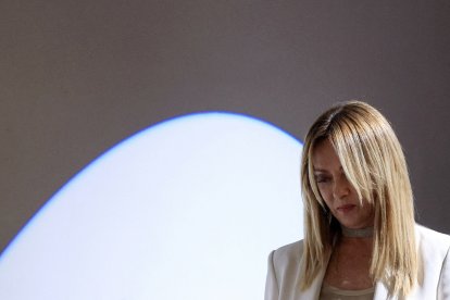 La primera ministra italiana, Giorgia Meloni.
