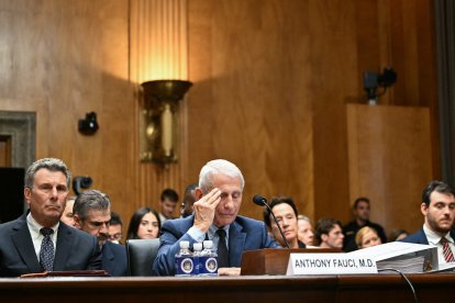Anthony Fauci durante la audiencia de esta semana en el Congreso.