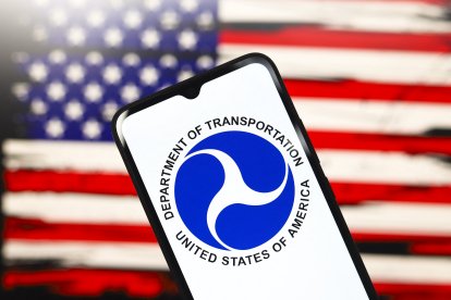 The United States Department of Transportation (USDOT or DOT) logo