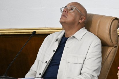 Jorge Rodríguez, presidente de la Asamblea Nacional controlada por el chavismo.