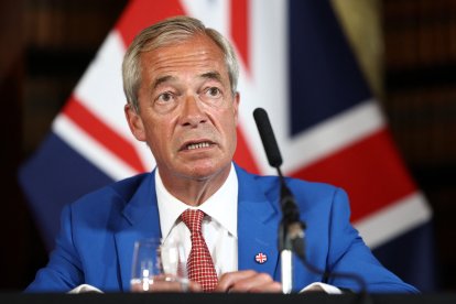 Nigel Farage, líder de Reform UK