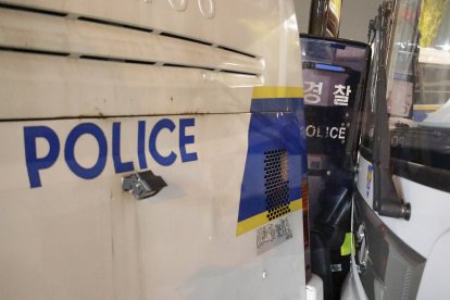 Imagen de la policía en Corea del Sur (Archivo)