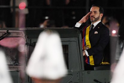 Abelardo De la Espriella durante la ceremonia de toma de posesión, este viernes 7 de agosto.