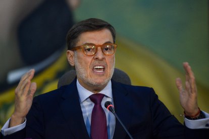 Félix Plasencia, canciller del régimen interino de Venezuela.
