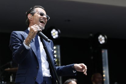 El cantante norteamericano Marc Anthony (Archivo)