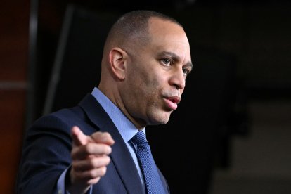 Hakeem Jeffries en Capitol Hill/ Mandel Ngan