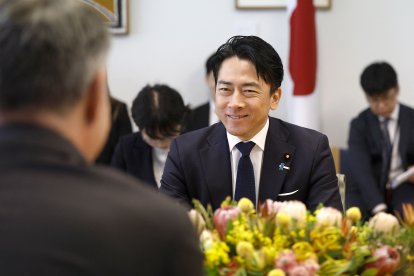 El ministro de Defensa de Japón, Shinjiro Koizumi