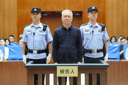 Xu Jiayin, fundador de Evergrande, durante un juicio en Shenzhen