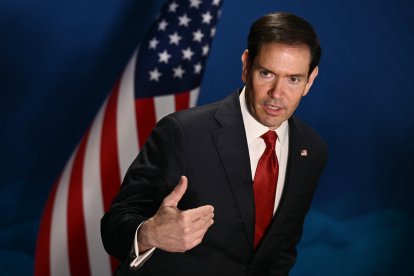 Marco Rubio en en Pasay, Metro Manila/ Brendan Smialowski