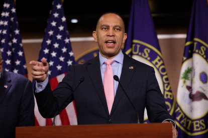 Hakeem Jeffries en Capitol Hill/ Bryan Dozier