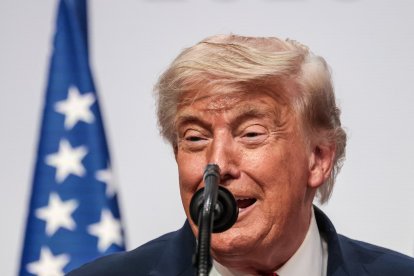 Donald Trump en Evian, Francia/ Dominika Zarzycka