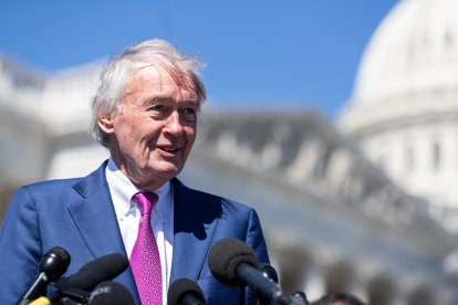 Edward Markey en Capitol Hill/ Allison Bailey