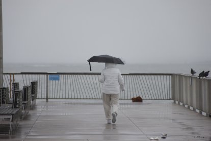 Lluvia en Coney Island, Brooklyn, NY - Imagen de Referencia