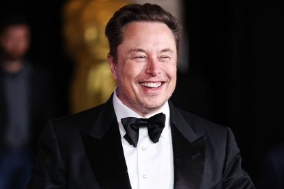 Elon Musk en Miracle Mile, Los Angeles/ Xavier Collin