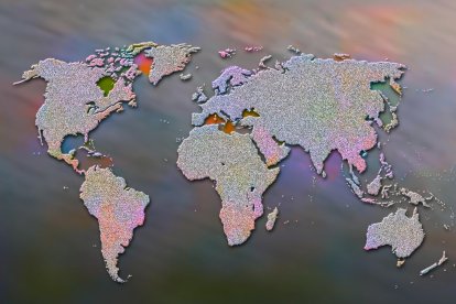 Imagen de referencia del mapa del mundo (Archivo)