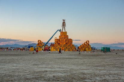 Sede de Burning Man en 2023 (imagen referencial).