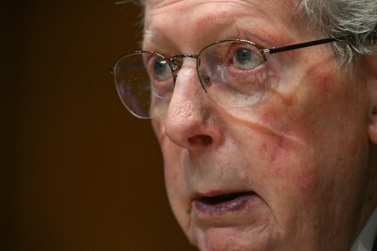 Mitch McConnell en Capitol Hill/ JIM WATSON