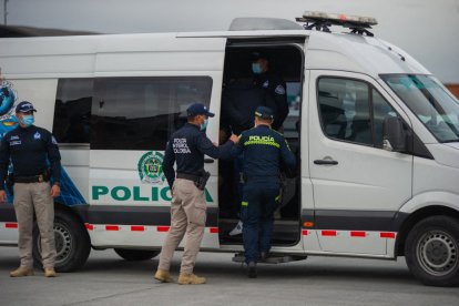 Imagen de referencia de la Policía colombiana en otro caso