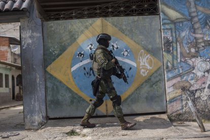 Imagen referencial de un policía en Brasil