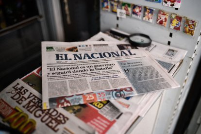 Imagen de la versión impresa de El Nacional, periódico de Venezuela