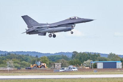 Un F-16 estadounidense (imagen referencial).