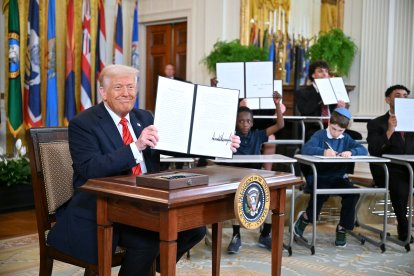 Donald Trump en la Casa Blanc/ Mandel Ngan
