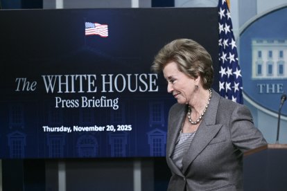 Linda McMahon, secretaria de Educación/ Brendan SMIALOWSKI